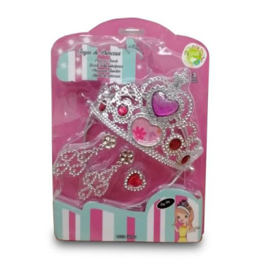 Set de Princesa Infantil con Corona y Joyas – Compra en Albithinia