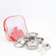 Mochila Infantil con 11 Accesorios de Cocina de Acero Inoxidable - Juego Educativo para Niños | Albithinia