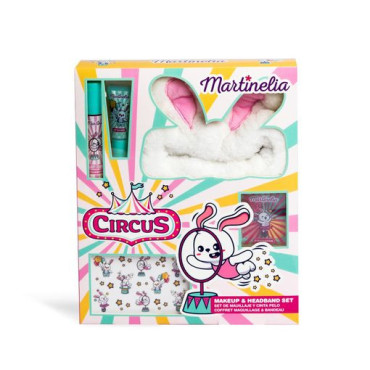Set de Maquillaje Infantil Martinelia con Diadema de Conejito - Juego Creativo para Niñas | Albithinia