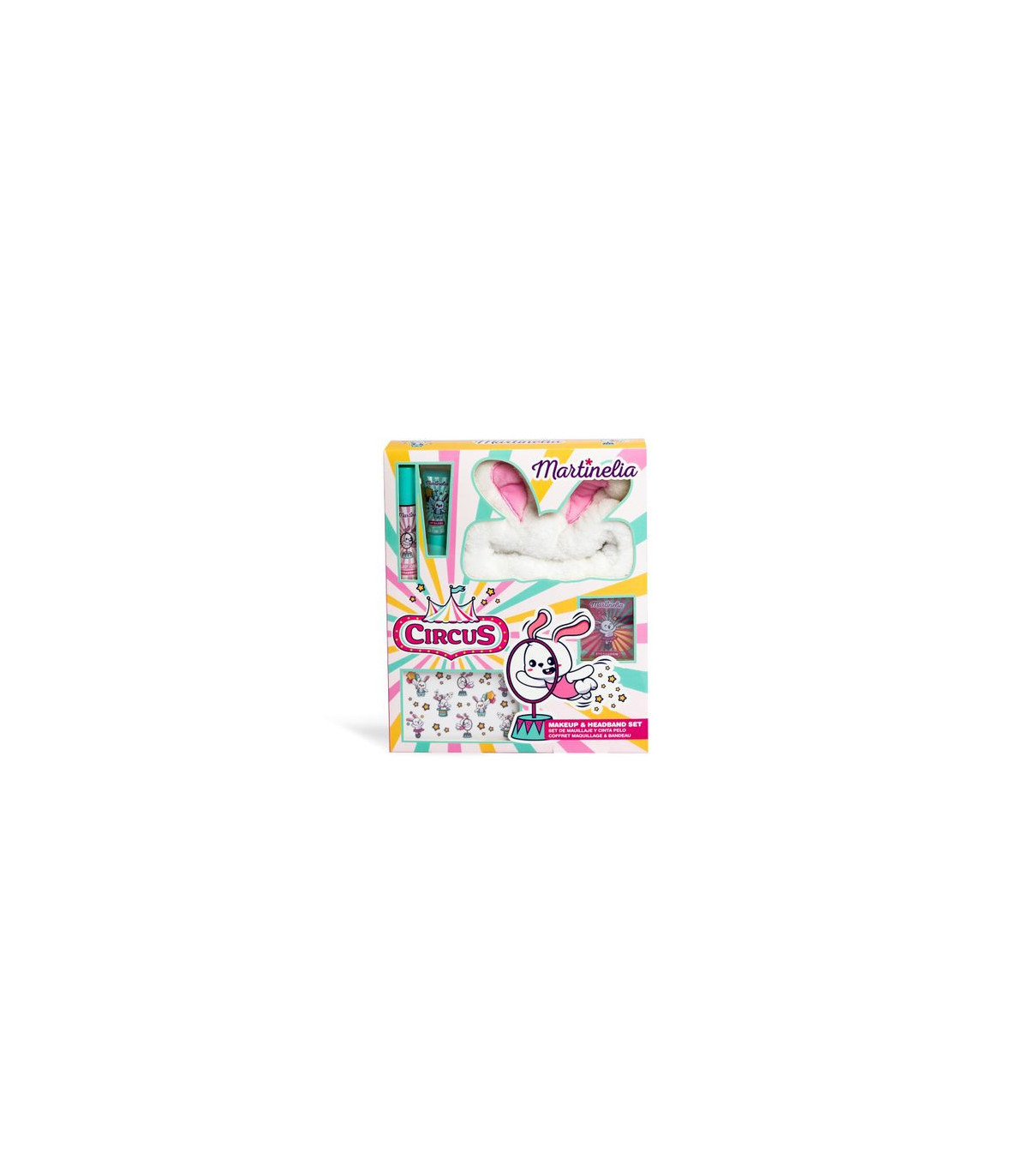 Set de Maquillaje Infantil Martinelia con Diadema de Conejito - Juego Creativo para Niñas | Albithinia
