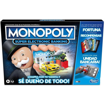 Monopoly Super Electronic Banking - Juego de Mesa Electrónico para Niños y Adultos | Albithinia