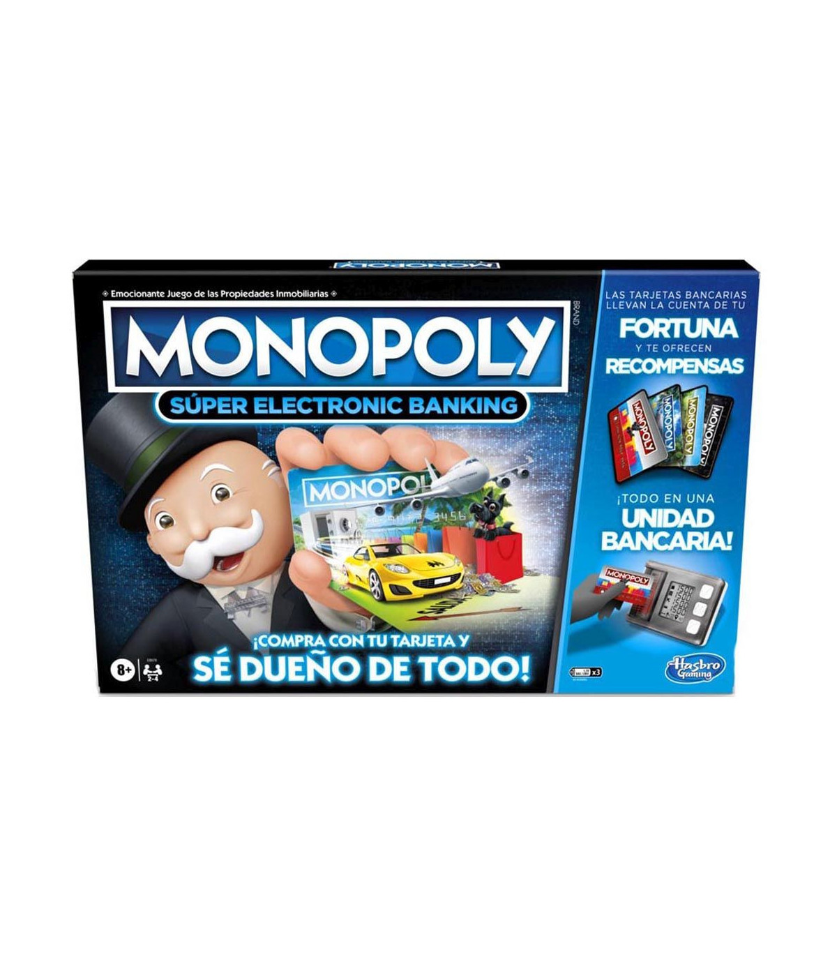 Monopoly Super Electronic Banking - Juego de Mesa Electrónico para Niños y Adultos | Albithinia