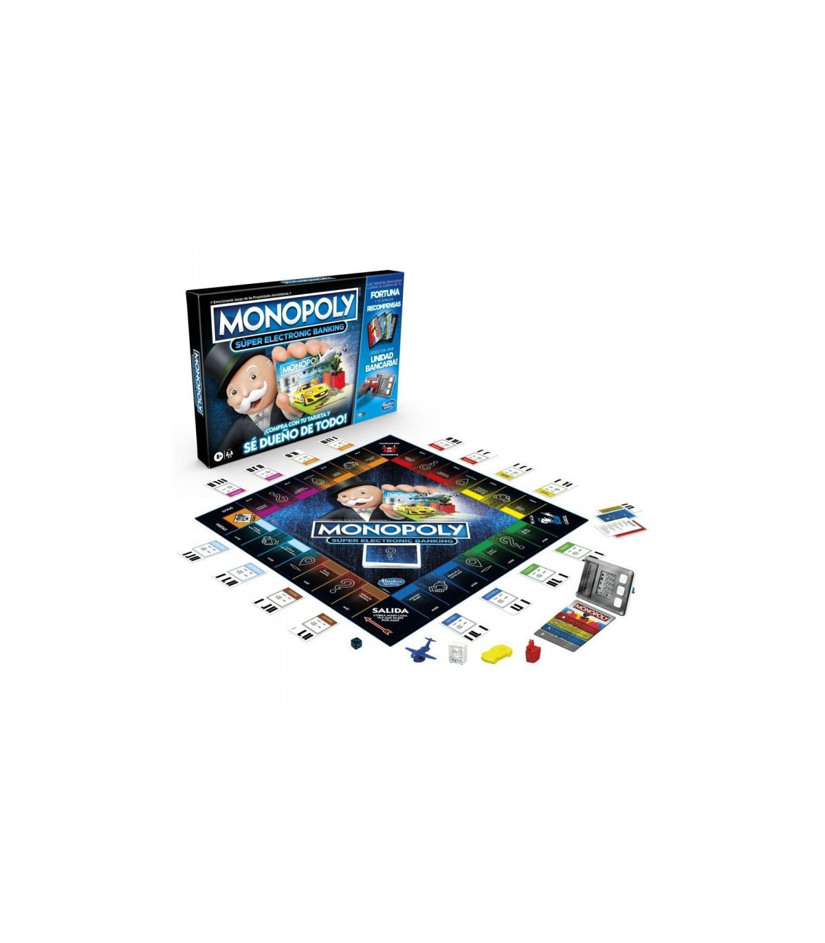 Monopoly Super Electronic Banking - Juego de Mesa Electrónico para Niños y Adultos | Albithinia
