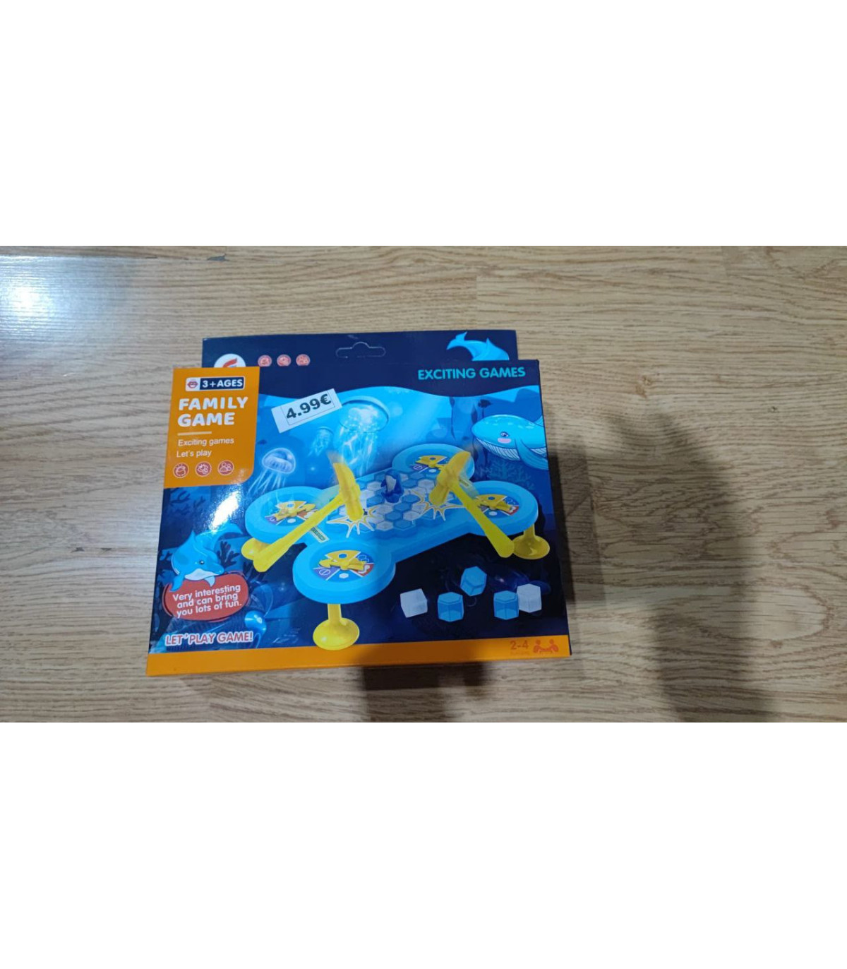 Rompehielos Polar: Rescata a los Delfines - Juego de Mesa para Niños