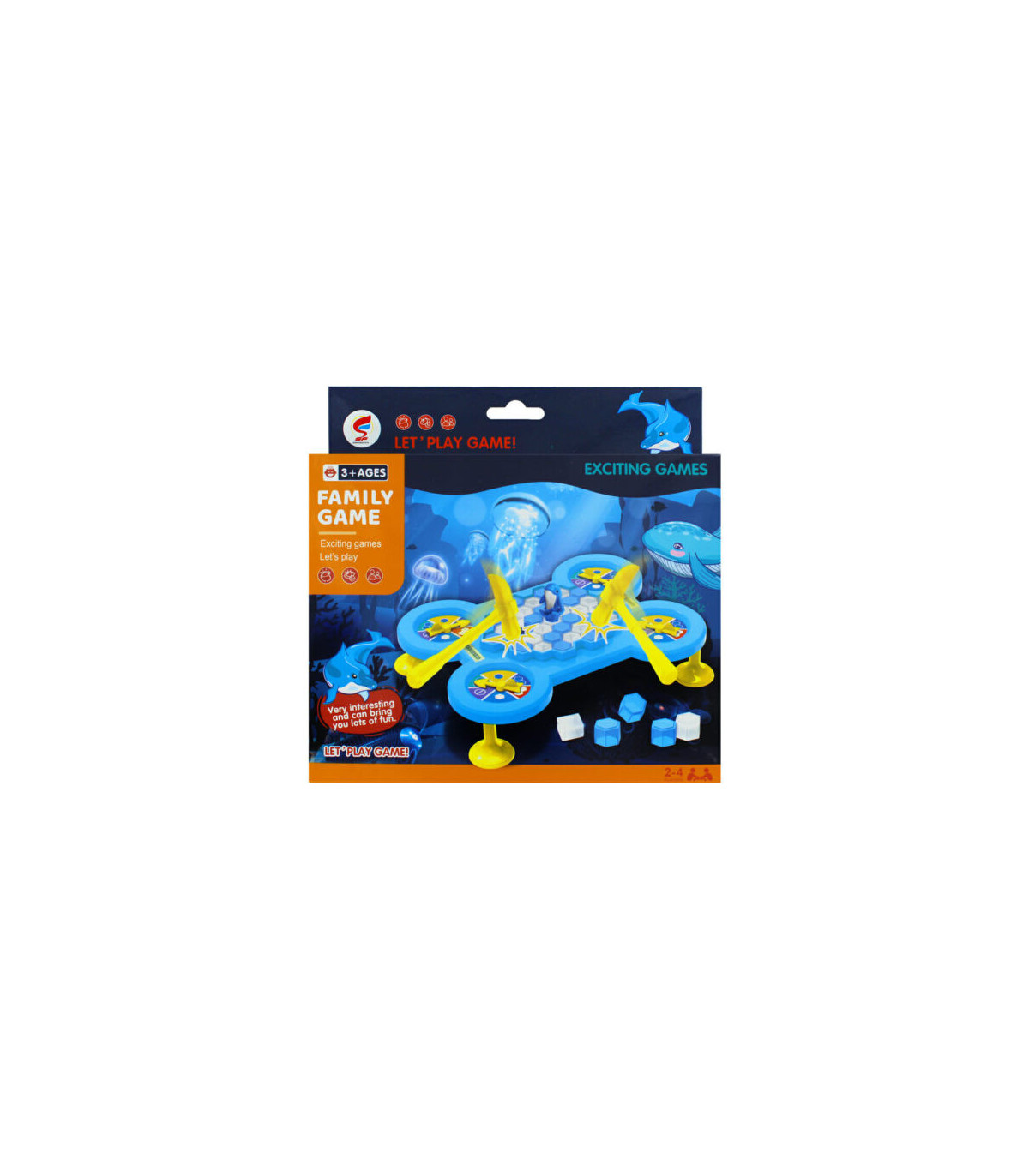 Rompehielos Polar: Rescata a los Delfines - Juego de Mesa para Niños