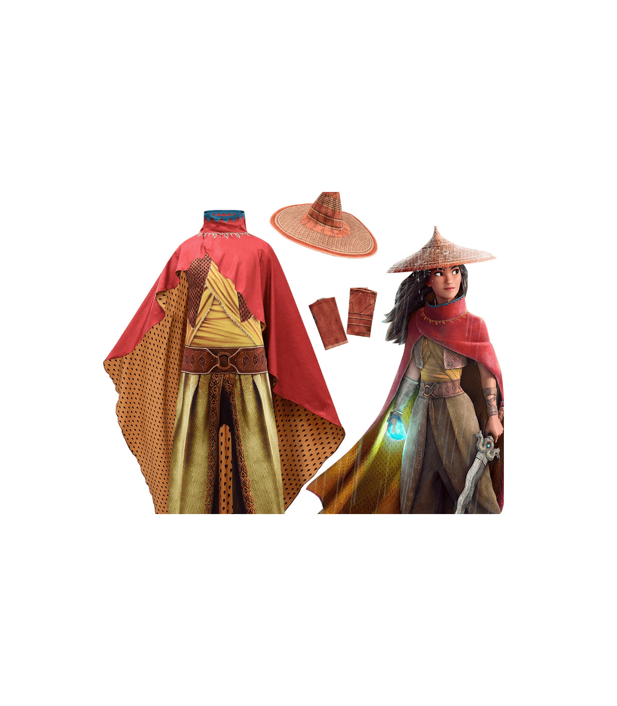 Disfraz de Raya y el Último Dragón para niños