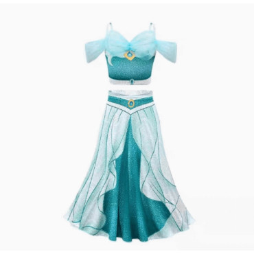 Disfraz de Princesa Jasmine en Poliéster: ¡Vive las Mil y Una Noches!