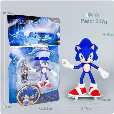 Figuras de Acción Sonic the Hedgehog: Sonic, Knuckles, Tail, Shadow y más