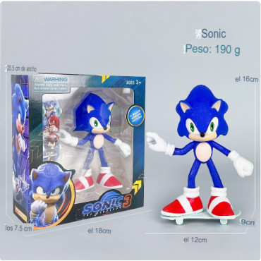 Set Completo de Figuras de Acción Sonic the Hedgehog: ¡Colecciona a Todos los Personajes!