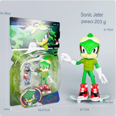 Figuras de Acción Sonic the Hedgehog: Sonic, Knuckles, Tail, Shadow y más