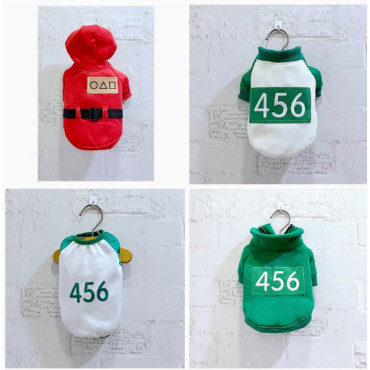 ¡Víste a tu mascota como un jugador de El Juego del Calamar!