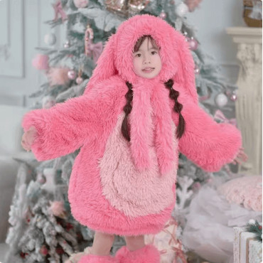 Traje de Conejito Rosa | El Regalo Ideal para Pequeñas