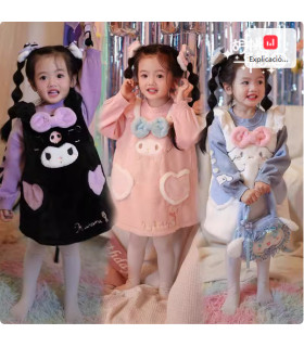 Vestido de Fiesta Sanrio | Kuromi y My Melody