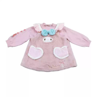 Vestido de Peluche Sanrio Kuromi y My Melody