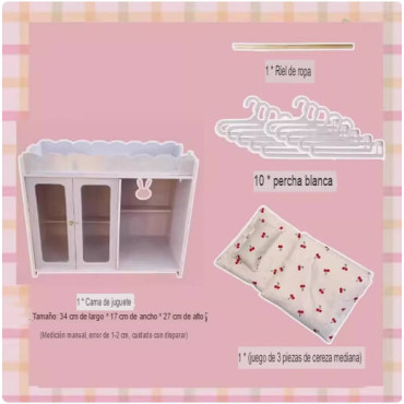 Muebles en miniatura para casas de muñecas