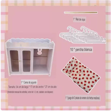 Muebles en miniatura para casas de muñecas