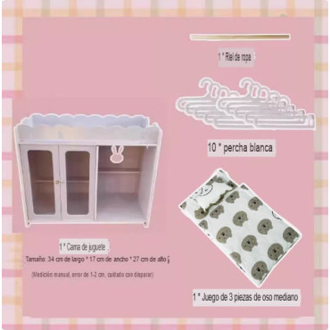 Muebles en miniatura para casas de muñecas