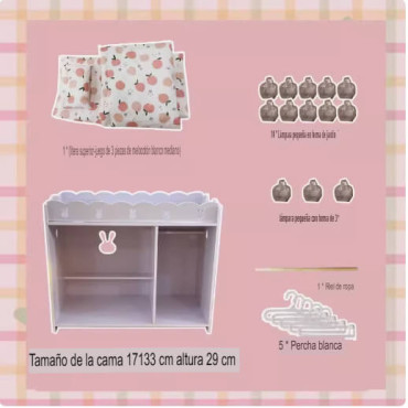 Muebles en miniatura para casas de muñecas