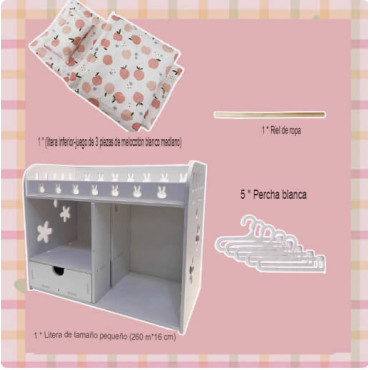 Muebles en miniatura para casas de muñecas