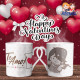 Tazas con mensajes de amor para el 14 de febrero