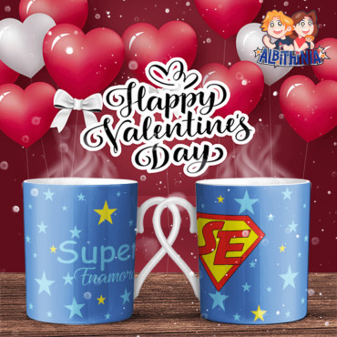 Tazas con mensajes de amor para el 14 de febrero