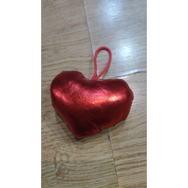 colgante corazón de peluche de 10cm