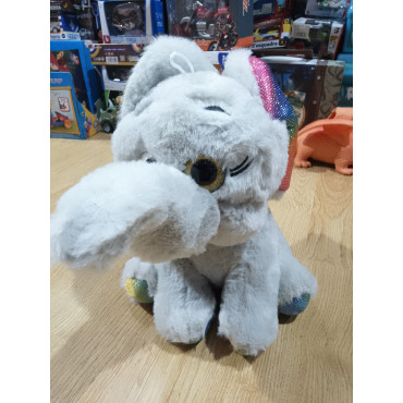 PELUCHE ELEFANTE ARCOIRIS DE 23CM