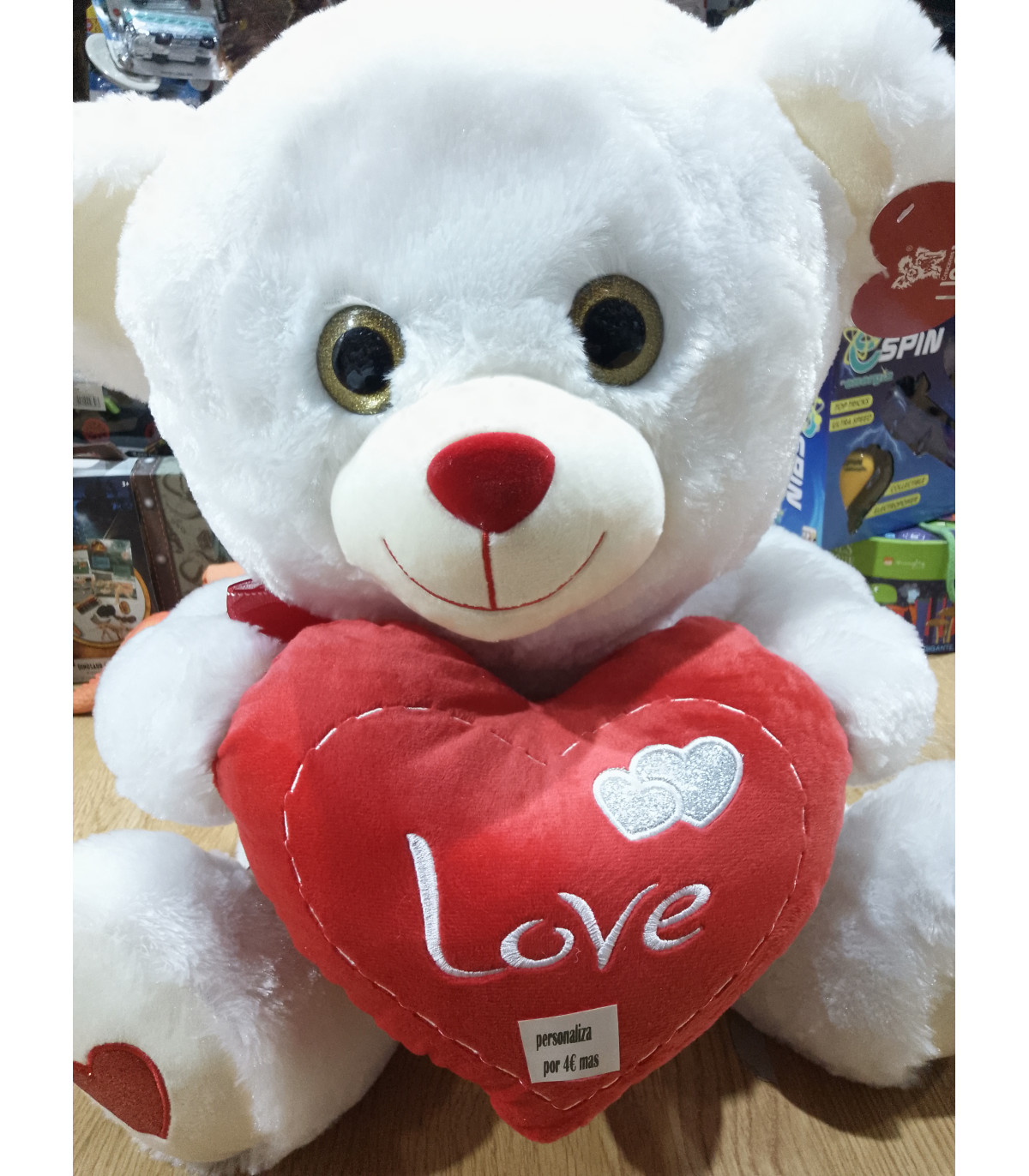 PELUCHE DE OSO DE 45 CM PERSONALIZADO POR 4€
