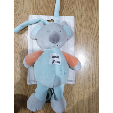 PELUCHE DE KOALA DE 25 CM PERSONALIZADO POR 4 € MAS