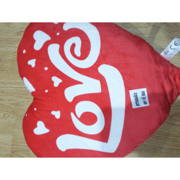 PELUCHE CORAZON LOVE DE 35 CM PERSONALIZADO POR 4 € MAS
