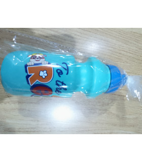 Botella de color azul de la patrulla canina de 18 cm