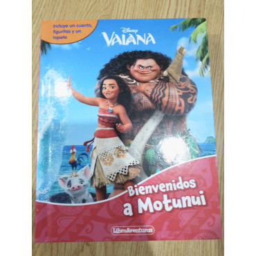 CUENTO CON FIGURAS Y TAPETE DE VAIANA