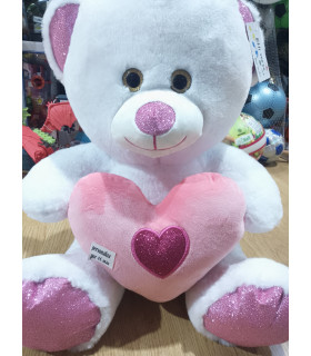 PELUCHE DE OSO DE 45 CM PERSONALIZABLE CON 4€ MAS