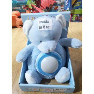 PELUCHE DE OSO DE 20 CM PERSONALIZABLE CON 4€ MÁS