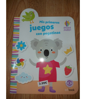 Libro de: mis primeros juegos con pegatinas