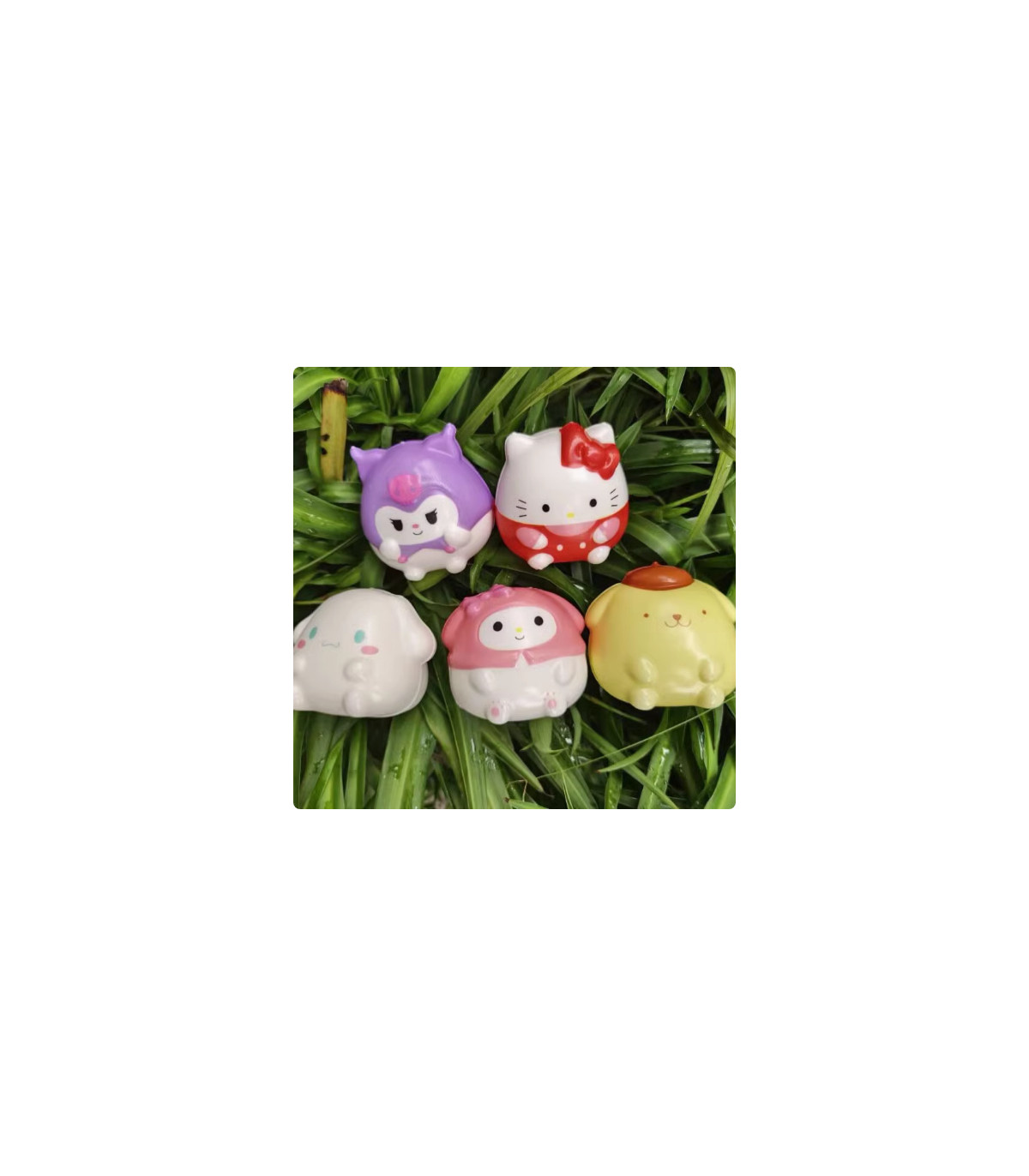 ¡Juguetes Squeeze Sanrio! Aprieta la ternura con Melody, Kuromi, Hello Kitty, Cinnamoroll y Pompompurim