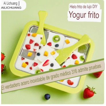 Placa para hacer helados fritos