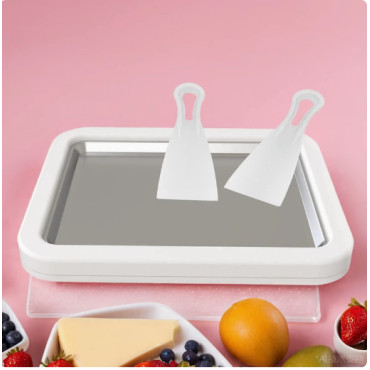 Placa para hacer helados fritos
