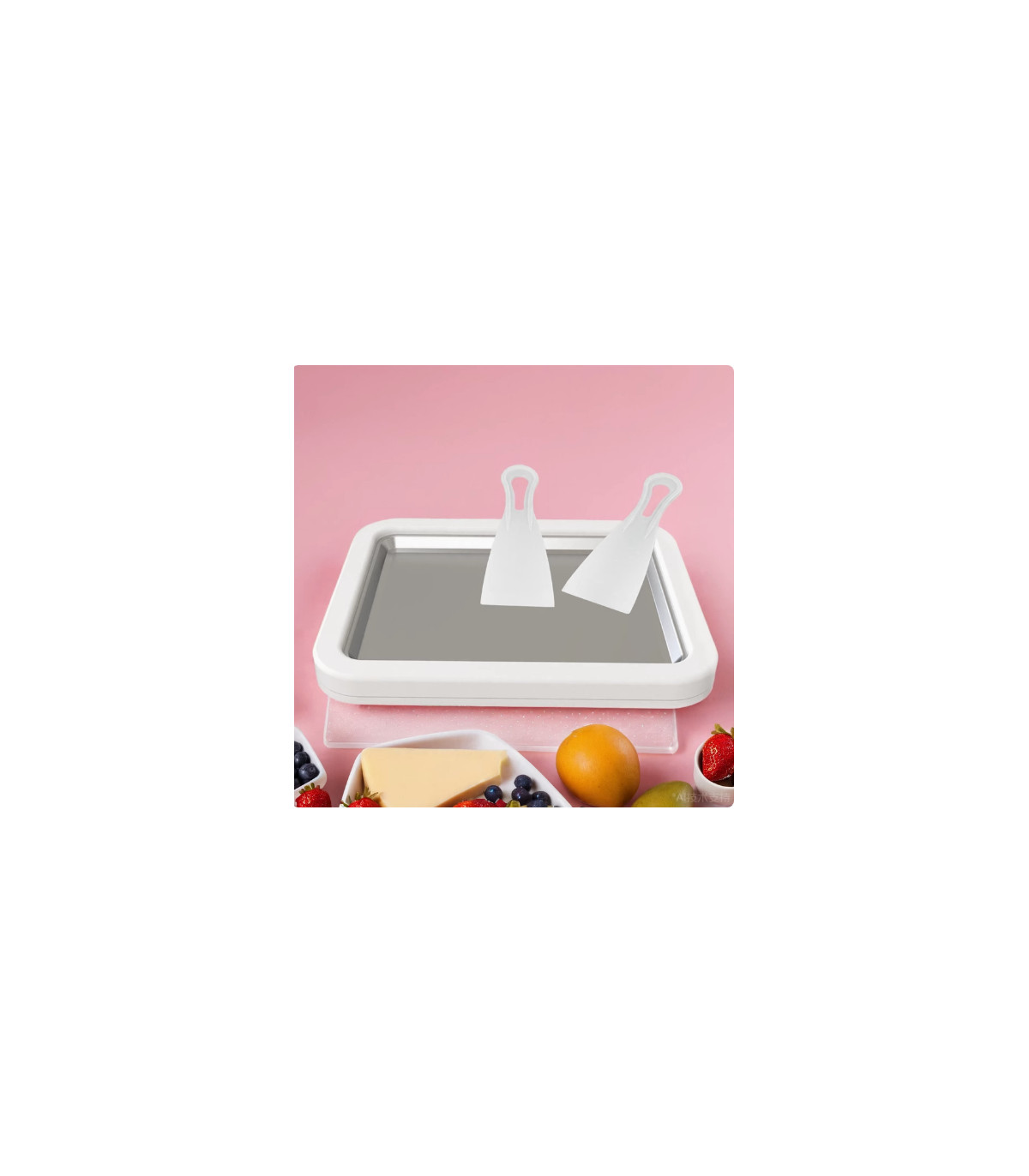 Placa para hacer helados fritos