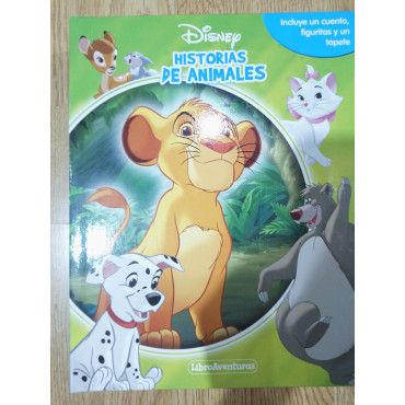 CUENTO FIGURAS Y TAPETE DE HISTORIAS DE ANIMALES DISNEY
