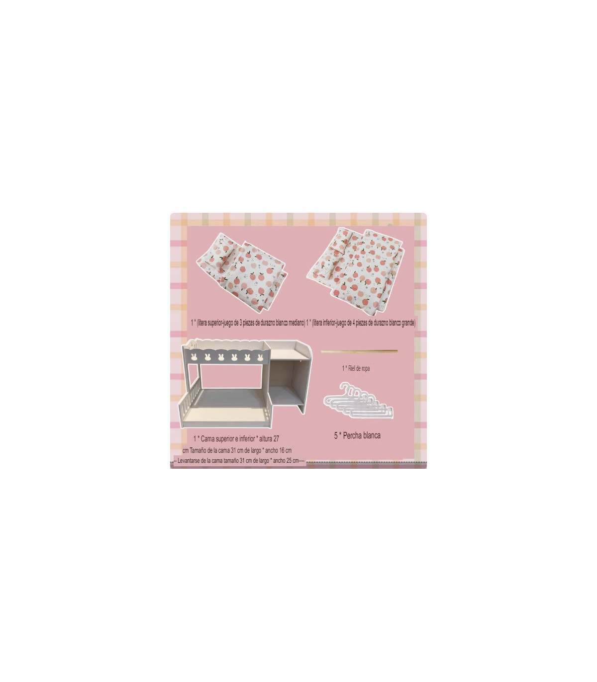 ¡Dulces sueños para tus muñecas! Literas para Cotton Dolls.