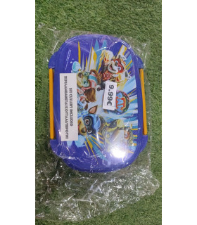 Lonchera Paw Patrol de Plástico (11 cm): ¡Ideal para la Merienda de los Pequeños Fans!