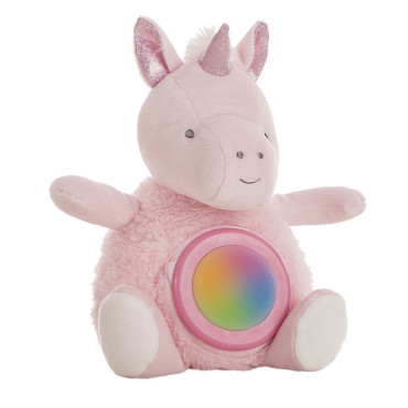 Peluche de Unicornio con Luz y Melodía para Dormir - ¡Sueños Dulces para tu Bebé!