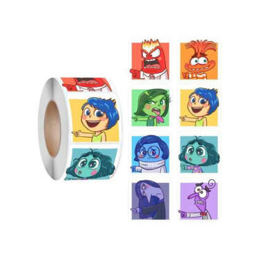 Pegatinas de Intensamente: ¡Expresa tus emociones con tus personajes favoritos!