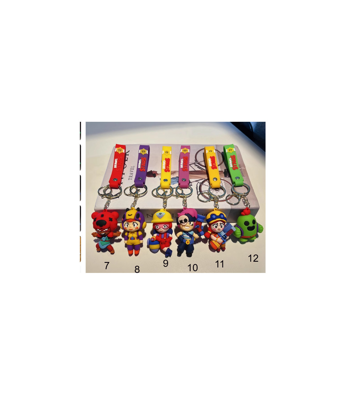 LLAVEROS DE BRAWL STARS PERSONAJES DIFERENTES