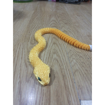 SERPIENTE COLOR AMARILLO IMPRESIÓN 3D