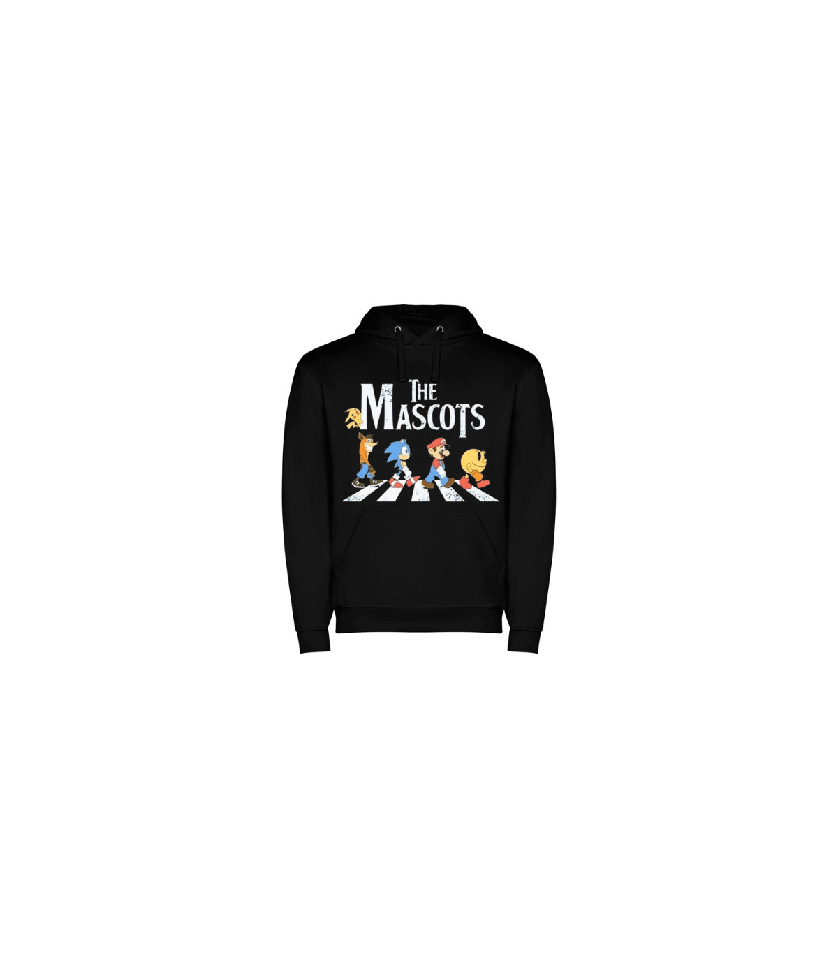 Sudadera Retro Gamer: Pac-Man, Mario, Sonic y Crash Bandicoot - Nostalgia Pixelada