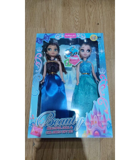 Set Muñecas Frozen Elsa y Anna | Réplica Oficial Disney con Vestidos