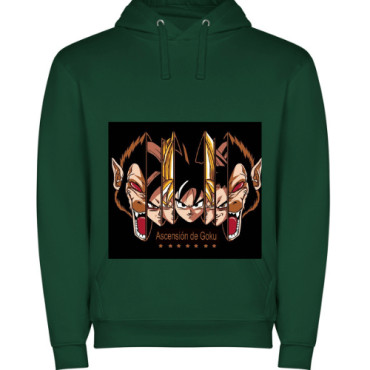 Sudadera Ascensión Gokú: Personalizada | Super Saiyajin