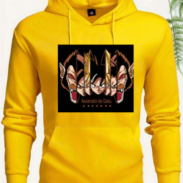 Sudadera Ascensión Gokú: Personalizada | Super Saiyajin